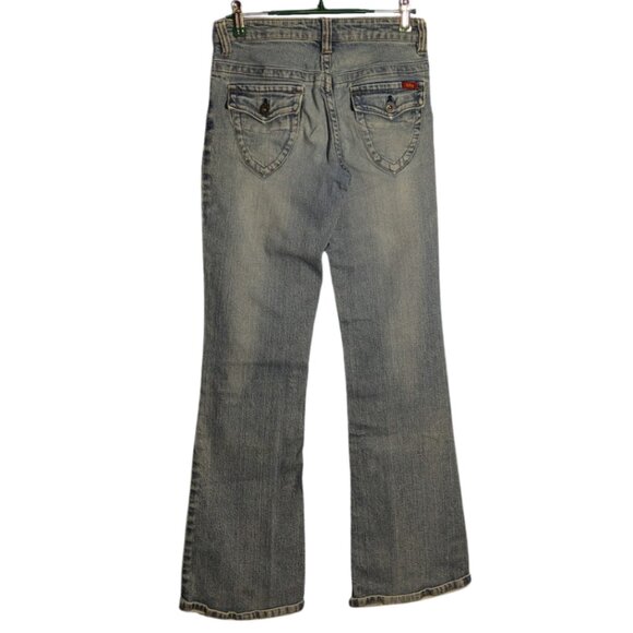 Kika boot cut, low rise, distressed Vintage '80 - Picture 8 of 8